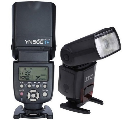 Flash Yongnuo Yn560 Iv Para Nikon Ou Canon C/ Radio Flash