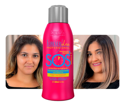 Forever Liss Máscara Sos 300ml + Bye Bye Volume Frizz 200ml