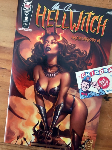 Comic - Lady Death Hellwitch #1 Khamunaki Firma Pulido Ltd B