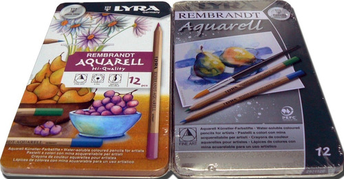 Lapices  Color Lyra Aquarell X 12 ( 12121 ) Ox