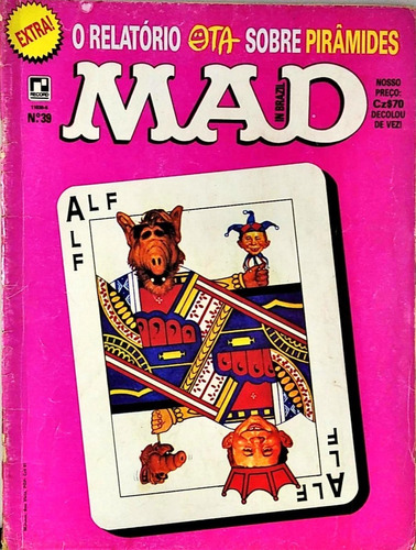 Revista Mad N. 39 O Relatório Sobre Pirâmides Março 1988