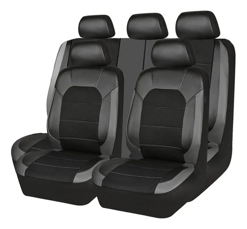 9pcsset Car Seat Cover Universal Pu Leather Car Seat Cushion