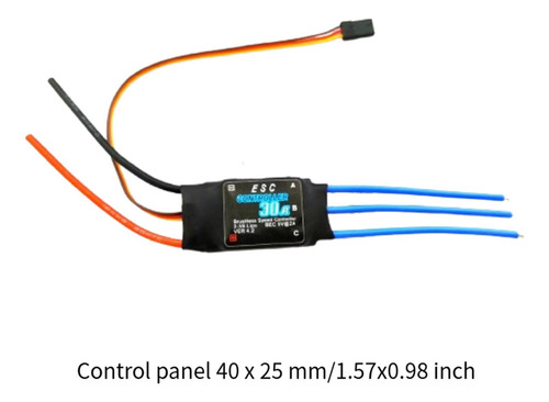 Controlador De Velocidad Eléctrico Rc Helicóptero Sin 30a