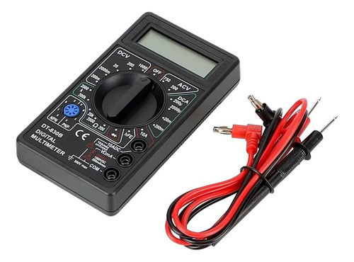 Tester Multimetro Digital Dt830b Con Cables Oferta !!