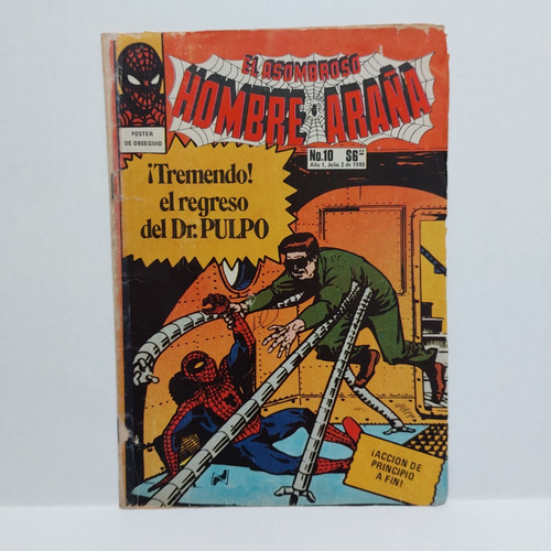 Hombre Araña 10. Año 1980 . Novedad Editores. Marvel Antiguo