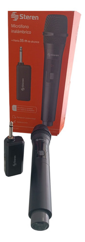 Micrófono Inalámbrico Karaoke C/batería Recargable Mic-285r Negro