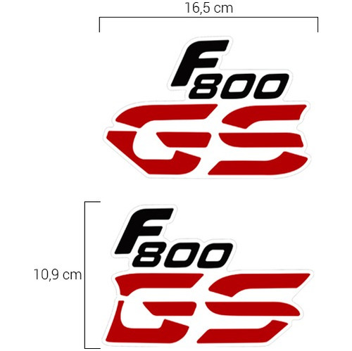 Adesivos Modelo Original Moto Bmw F800 Gs 2013/2014 - Par