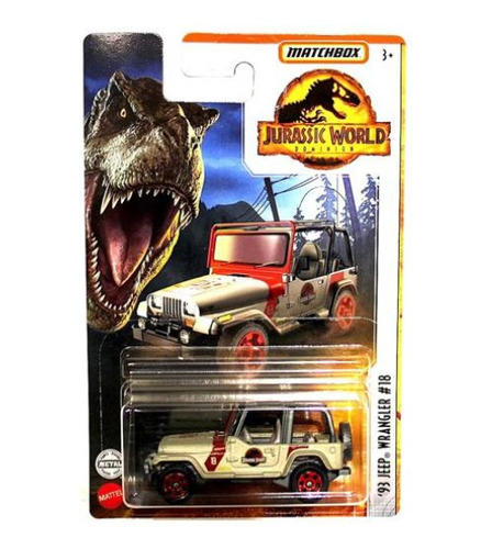 Jeep Miniatura Jurassic World Wrangler #29 Matchbox