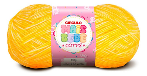 Lã Mais Bebê Círculo 100g - Imediato Cor 9114 - Quindim