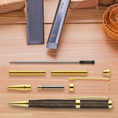 Kit De Plumas Para Torno De Madera, 18 Cm, Variedad De Color