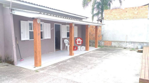 Casa À Venda Com 2 Dormitórios Em Balneário Arroio Do Silvasc,próximo A Posto De Saúde,material De Construçao Nito, E 800 Metros Do Mar. - Ca2165