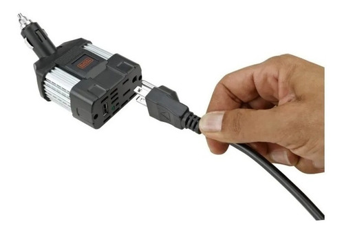 Imagen 2 de 6 de Inversor De Corriente De 100w Pi100la De 12v A 120v B&d
