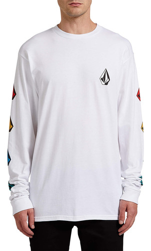 Remera Volcom Deadly Stone Blanco