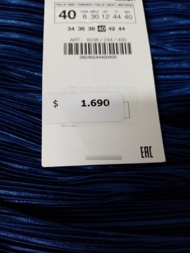 Imagen 5 de 8 de Vestido De Fiesta Dama- Corto. - Zara -talle L- Nuevo!!!