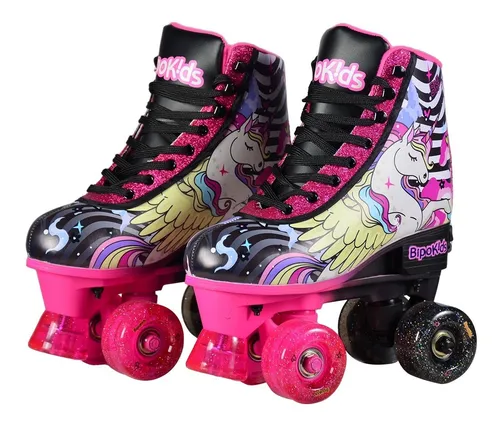 Patines Artisticos Pink Skating Talle 30 Al 39 4 Ruedas Nena