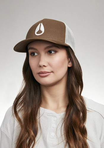 Boné Nixon Iconed Trucker Marrom