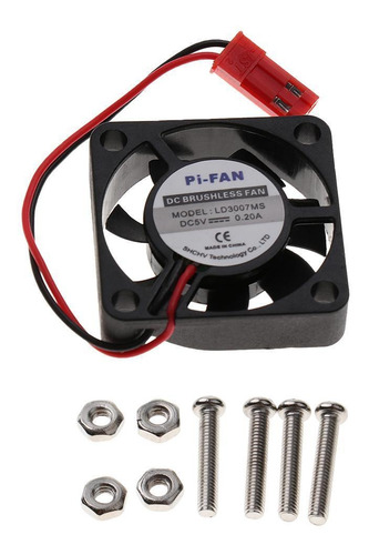 3pcs Dc 5v Brushless Cpu Cooling Fan Com Parafusos Para