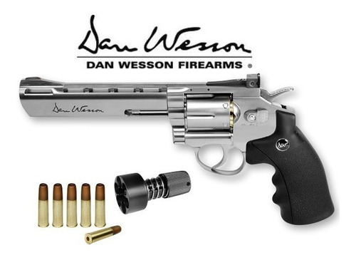 Marcadora Airsoft Co2 Dan Wesson 6' Bbs Metal 4.5mm Xtreme C