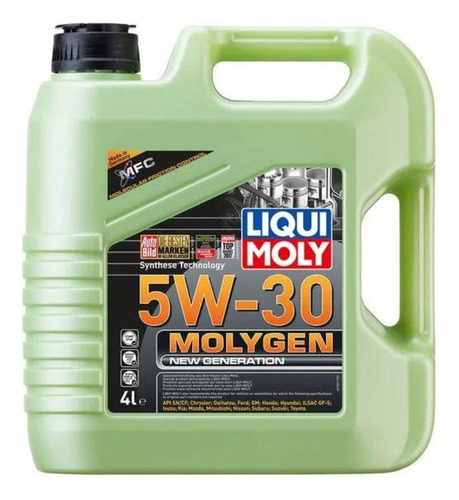 Aceite Motor Liqui Moly Sintético 5w-30  Autos  & Suv  4l