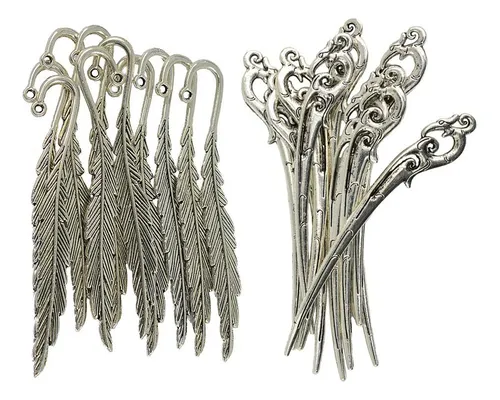 Piezas De 20 Plumas De Abalorios , Marcapáginas ,