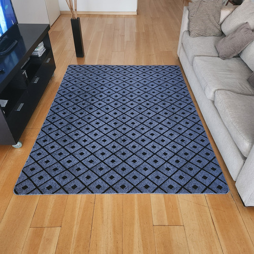 Alfombra Carpeta Moderna Diseño Con Texturas En Relieve 2 M 1.5 M Moderno Relieve Rombo Gris