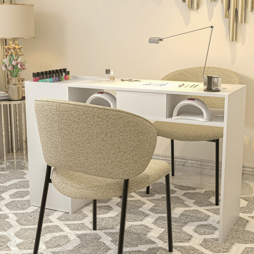 Mesa Manicure Sugnails Com Apoio De Pé Acompanhamento
