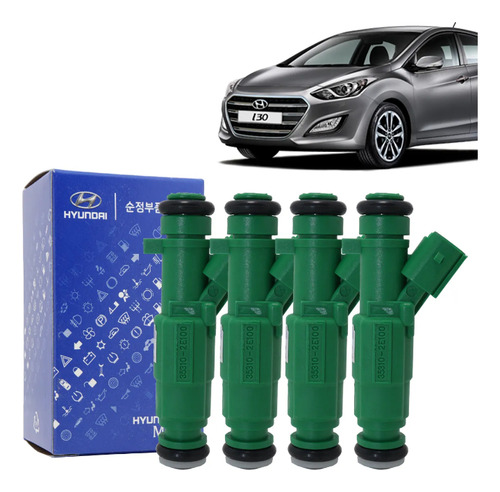 Kit 4 Bicos Injetor Elantra 1.8 20112014/ I30 1.8 20142016
