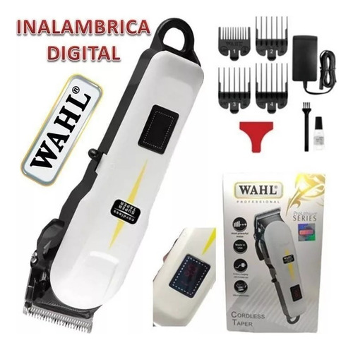 Maquina Afeitar Cortar Cabello Wahl Inalambrica Digital Usa