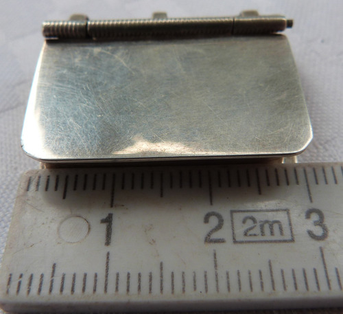 Monijor62-antiguo Coleccion Pastillero Librito Plata 925 (Usado)