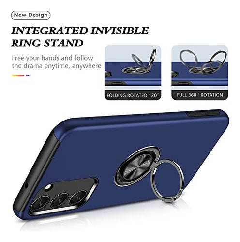 Funda Para Galaxy S23 Plus Azul Uso Rudo
