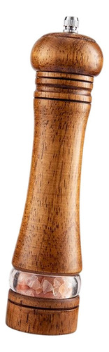 Y Pimienta Que Molía De Especias En Casa, Madera De Café