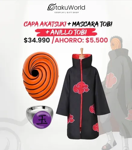 Anillo tobi akatsuki sales