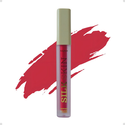 Batom Líquido Ruby Rose Silk Skin Smooth Blur Divine Cor Rosa Pink