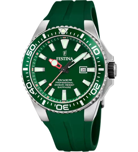 Reloj Para Hombre Festina F20664 F20664/2 Verde