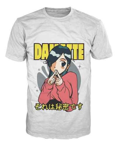 Camiseta Anime Otaku Gaming Moda Exclusiva Personalizable 28
