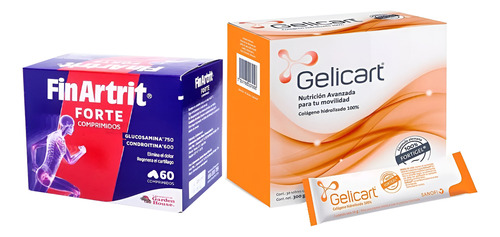 Finartrit Forte Glucosamina Condoitrina + Gelicart Colageno