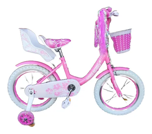 Bicicleta de online niña con rueditas
