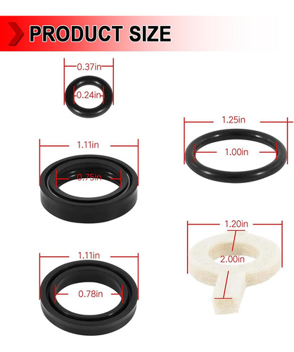 Kit De Sellos 30623, Kit De Sellos De Arandela De Bomba Para