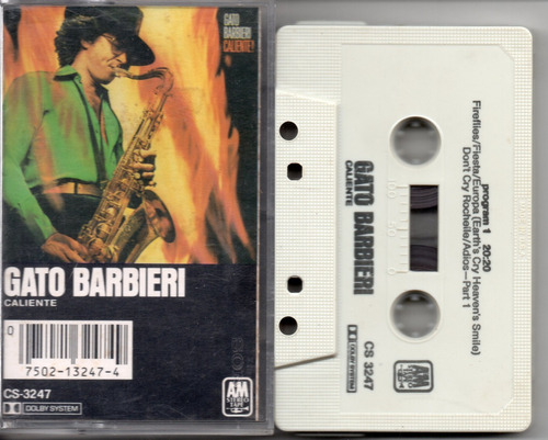 Gato Barbieri Caliente  Cassette Ricewithduck