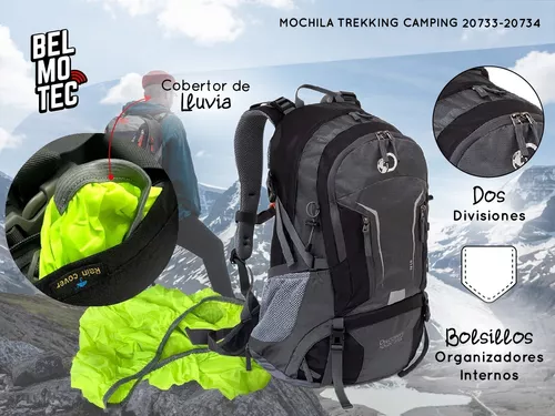 Mochila Trekking Discovery Salida Hidratacion Cobertor 50 L
