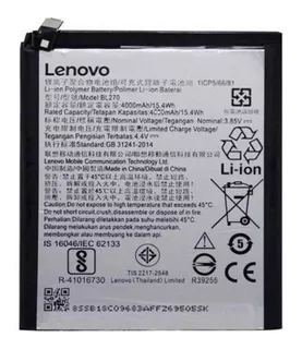 Sobre + Batería Para Lenovo K6 Plus K6 Note Bl270