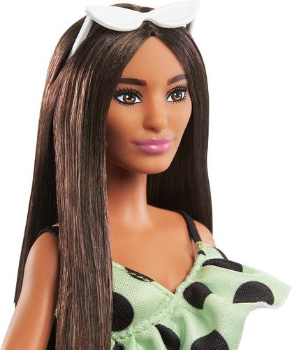 Barbie Fashionistas 200 Tall Morena 2023 Bola Vestido