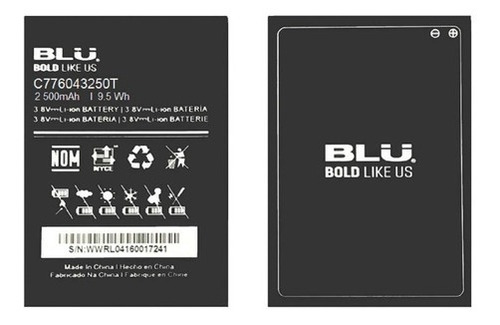 Batería  Pila Blu Advance 5.5 Hd A070 / C776043250t