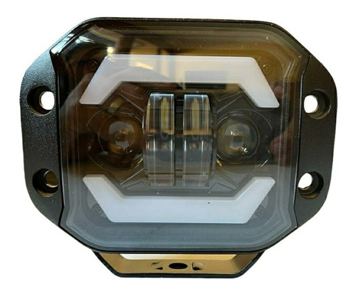 Faro Barra Led Para Empotrar 5´´ Luz Blanca Drl Blanco/ambar