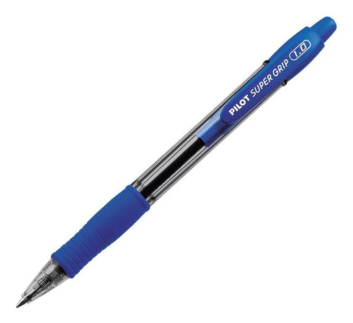 Caneta Esferográfica Super Grip 1.0 Azul - Pilot