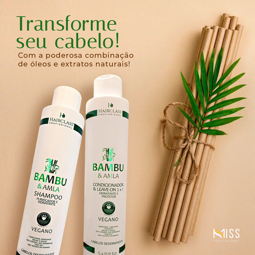 Shampoo, Condicionador P/cabelos Desidratados - Sem Sal