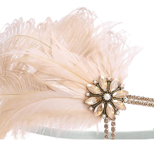 Faixa De Cabeça De Penas 1920s, Faixa De Cabeça Com