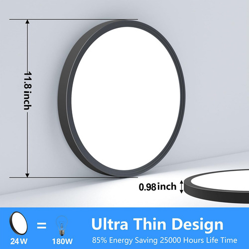 Luces De Techo Led Para Interiores, Lámpara De Techo Redonda