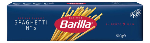 Pasta Spaghetti (fideos) Barilla, Pasta Premium ¡italia!