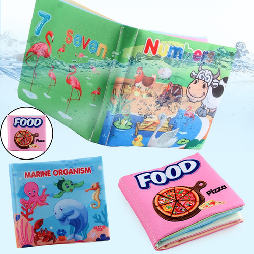Libros De Tela Para Bebés Libro De Tela De Comida
